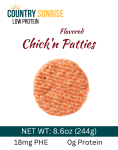 Country Sunrise Chick'n (Flavored) PATTIES - 4/61g