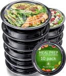 10 Pack Meal Prep Containers - 24oz (Drop Ship)