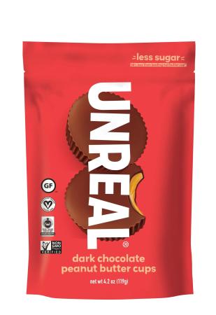 Unreal Dark Chocolate Peanut Butter Cups 4.2 oz