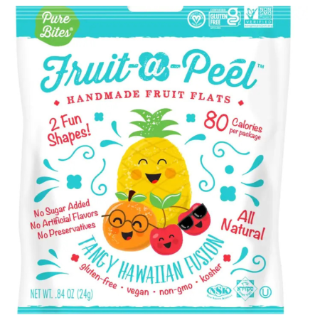 Fruit-a-Peel Tangy Hawaiian Fusion Fruit Flats-.84oz