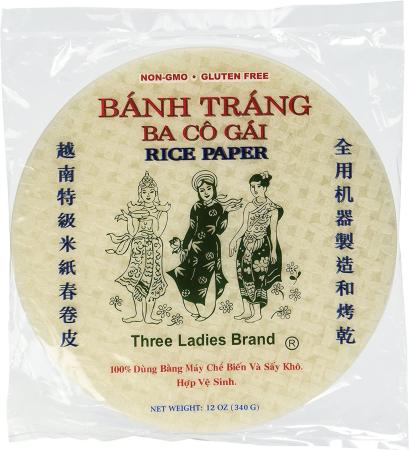 Three Ladies Spring Roll Rice Paper Wrappers