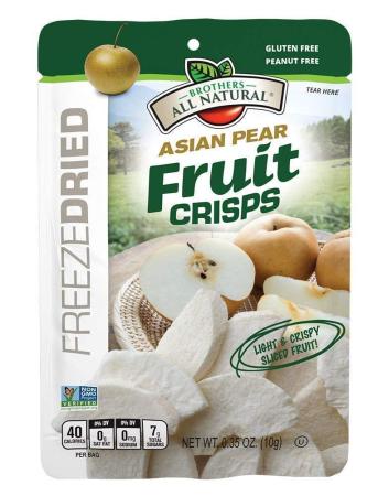 Brothers All Natural Asian Pear  Freeze Dried Fruit Crisps