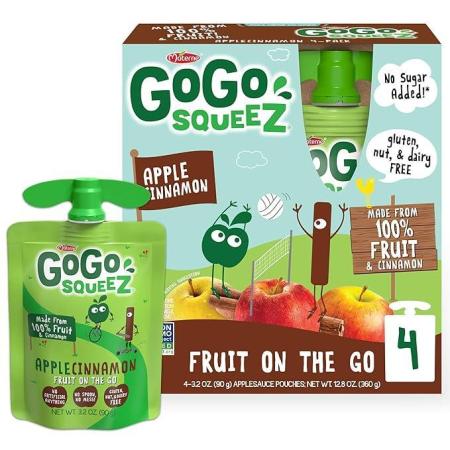 GoGo Squeez Applecinnamon Applesauce- Case of 5*