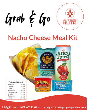 Low Protein Nutri Grab & Go Nacho Cheese Meal Kit - 11.64oz