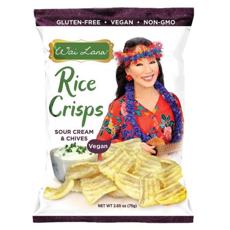 Wai Lana Rice Crisps Sour Cream & Chives - 2.65oz