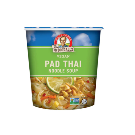 Dr. McDougall's Vegan Pad Thai Noodle Soup Cup- 2oz