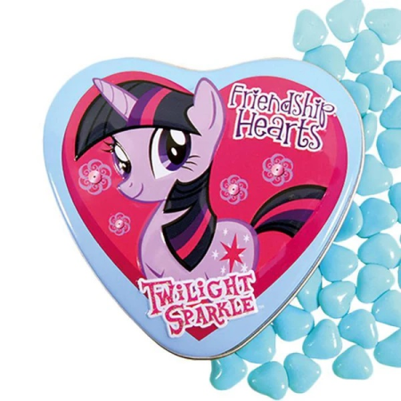 My Little Pony Friendship Twighlight Sparkle Hearts Hard Candy - 1-oz. Tin