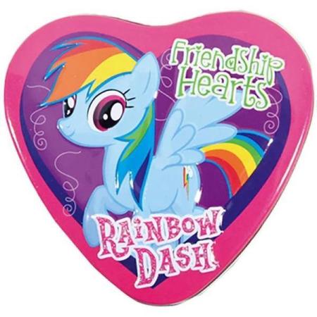 My Little Pony Friendship Rainbow Dash Hearts Hard Candy - 1-oz. Tin