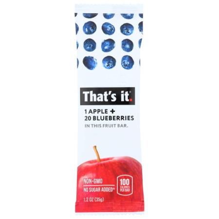 That's It Fruit Bar Apple And Blueberry