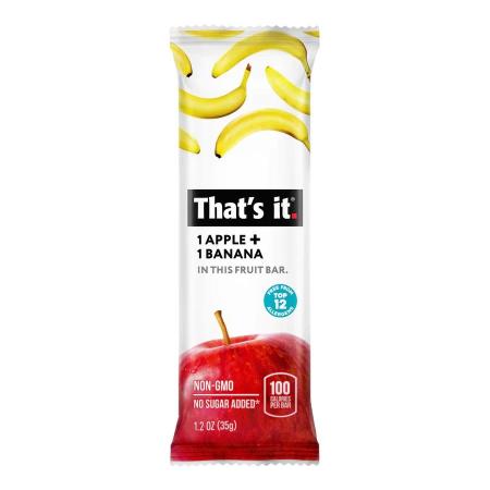 That's It Fruit Bar Apple and Banana