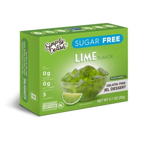 SIMPLY DELISH Lime Jel Dessert- .7oz
