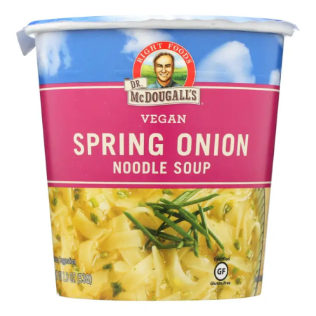 Dr. McDougall's Spring Onion Noodle Soup Cup- 1.9oz