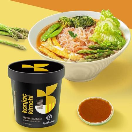 Hethstia Instant Konjac Noodles Kimchi Soup Cup- 162g