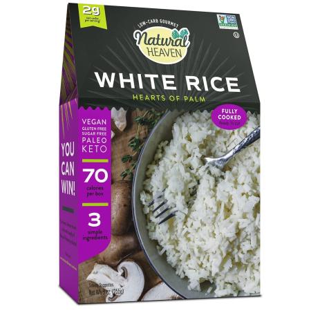 Natural Heaven Hearts of Palm White Rice- 9oz
