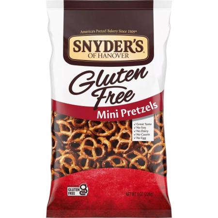 Snyder's Of Hanover, Mini Pretzels Gluten Free-8oz