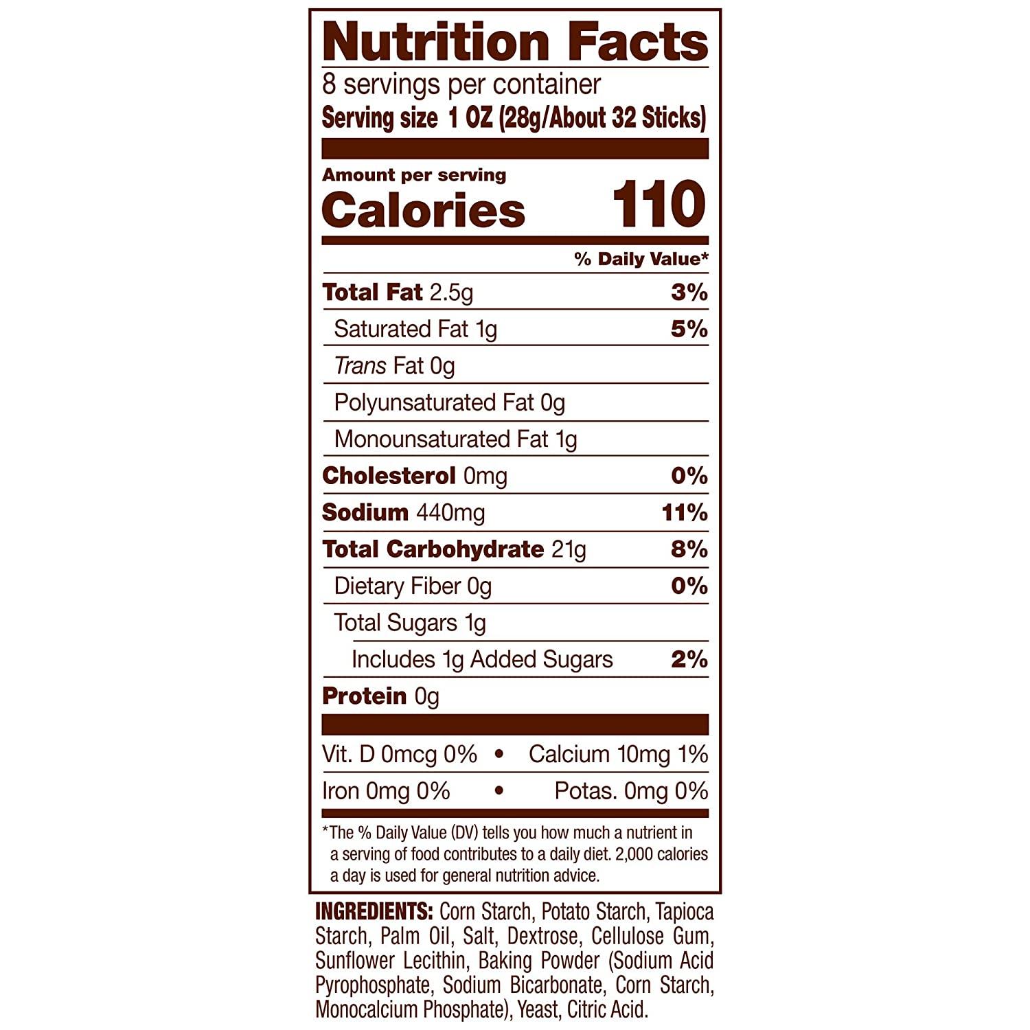 Pretzel Sticks Nutrition Facts Besto Blog Pretzel Sticks Nutrition Facts Besto Blog