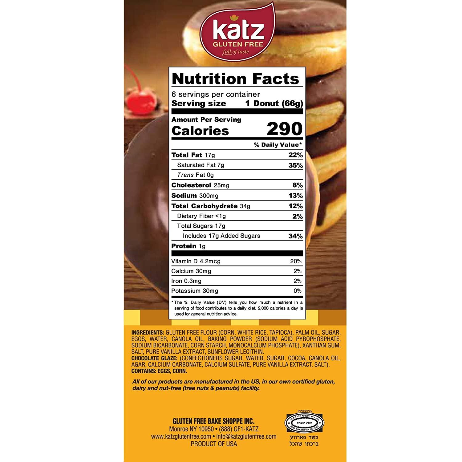 Katz Gluten Free Chocolate Frosted Donuts BOX 14oz PKU Perspectives