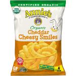 Annie's Organic Cheddar Cheesy Smiles Puffs- 4 oz.