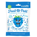 Fruit-a-Peel Sour Blue Raspberry Fruit Flats- .84oz