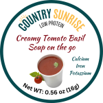 Country Sunrise Creamy Tomato Basil Soup on the go CUP- .56oz