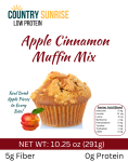 Country Sunrise Apple Cinnamon Muffin Mix BAG- 10.25oz