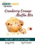 Country Sunrise Cranberry-Orange Muffin Mix BAG- 12.25oz