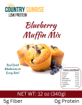 Country Sunrise Blueberry Muffin Mix BAG- 12oz Bag