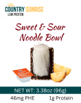 Country Sunrise Sweet & Sour Pasta on the go BOWL- 3.38oz