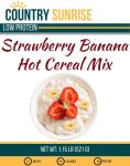 Country Sunrise Strawberry/Banana Hot Cereal Mix BAG - 1.15lb