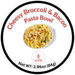 Low Protein Nutri Cheesy Broccoli & Bacon Pasta Bowl- 2.96oz