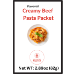 Low Protein Nutri Creamy Beef (Flavored) Pasta Packet- 2.89oz