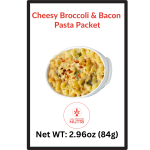Low Protein Nutri Cheesy Broccoli & Bacon Pasta Packet-2.96oz