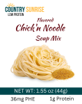 Country Sunrise Flavored Chick'n Noodle Soup Mix PACKET- 1.55 oz