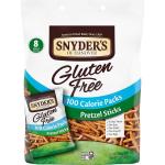 Snyder's Gluten-Free Pretzel Sticks Singles- Pack/8 -.9oz 9 (Drop Ship)