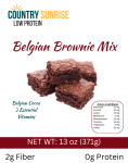 Country Sunrise Belgian Brownie Mix BAG- 13oz