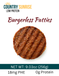 Country Sunrise Burger Meatless Patties - 4/64g