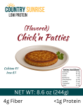 Country Sunrise Chick'n (Flavored) PATTIES - 4/61g