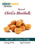 Country Sunrise Chick'n Meatless Meatballs - 13.12oz