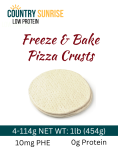 Country Sunrise Freeze & Bake Pizza Crust- 4 pack