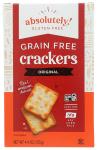 Absolutely Gluten Free Crackers- 4.4oz