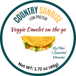 Country Sunrise Veggie Omelet on the go CUP- 1.72oz