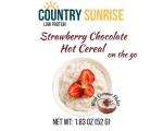 Country Sunrise Strawberry Chocolate Hot Cereal on the go cup