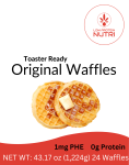 Low Protein Nutri Toaster Ready Original Waffles- 24pk