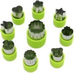 9 Piece Vegetable Cutter Shapes Set (Drop Ship)