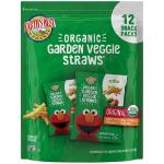Earth's Best Organic Garden Veggie Straws  Original, Multipack- .5 oz Bags, 12 Count