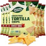 Heaven & Earth Grain Free Sweet BBQ Tortilla Chips- 1oz