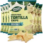 Heaven & Earth Grain Free Sea Salt Tortilla Chips- 1oz