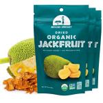 Mavuno Harvest Jackfruit Unsweetened Organic Dried Fruit Snacks- 2oz/pk 3 (Drop Ship)