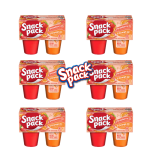 Snack Pack Strawberry and Orange Flavored Juicy Gels- Case/6-3.25oz*