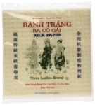 Three Ladies Spring Roll Rice Paper Wrappers Square- 12oz*
